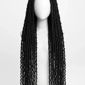 Butterfly Locs Wig 36" | Full Lace Glueless Faux Locs Protective Style for Black Women