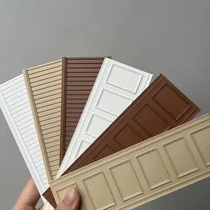 1:12 Scale Dollhouse Wall Panel - Nordic Style Miniature Furniture, PLA Material (Non-Wood), Suitable for Dollhouse/Model House/DIY Craft Materials