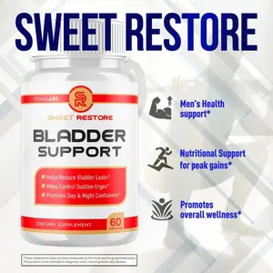 (2 Pack) Sweet Restore Bladder Control Prostate & Bladder Support Formula 120 Ct