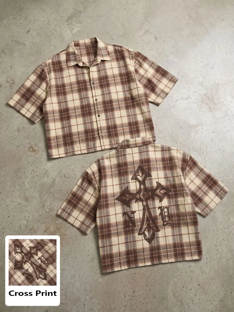 トップス archive kmrii shirt Y2K size1 men's cropped y2k shirt men - TikTok Shop