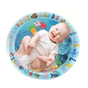 Baby Water Mat Inflatable Tummy Time Play Pad, Hot & Cold Dual-Use Sensory Mat for Infants & Toddlers, Promotes Development Baby Toy Gift, Nursery Development Mat