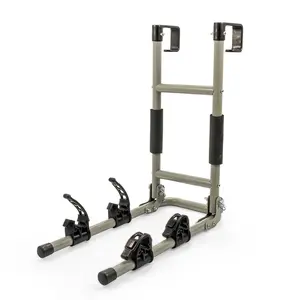 212 MAIN RV Ladder Mount Rack with Form-Fit Cradle, Folds for Storage, Durable and Reliable Construction, Bike & Bicycle Accessories, RV-Compatible, Holds 2 Bikes