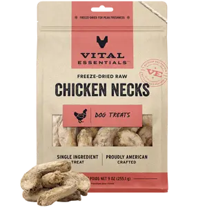 Freeze-Dried Chicken Necks Dog Treats