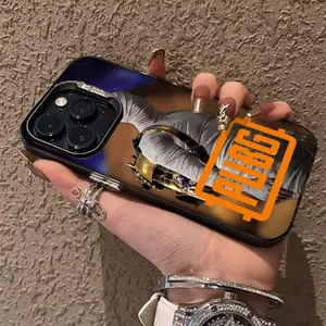 Game PUBG Phone Case Color electrosilvering For iphone 17 16 11 14 15 12 Pro 11 Plus 13 Pro MAX Samsung Galaxy S25 S24 S23 A56 A55 A54 Drop case