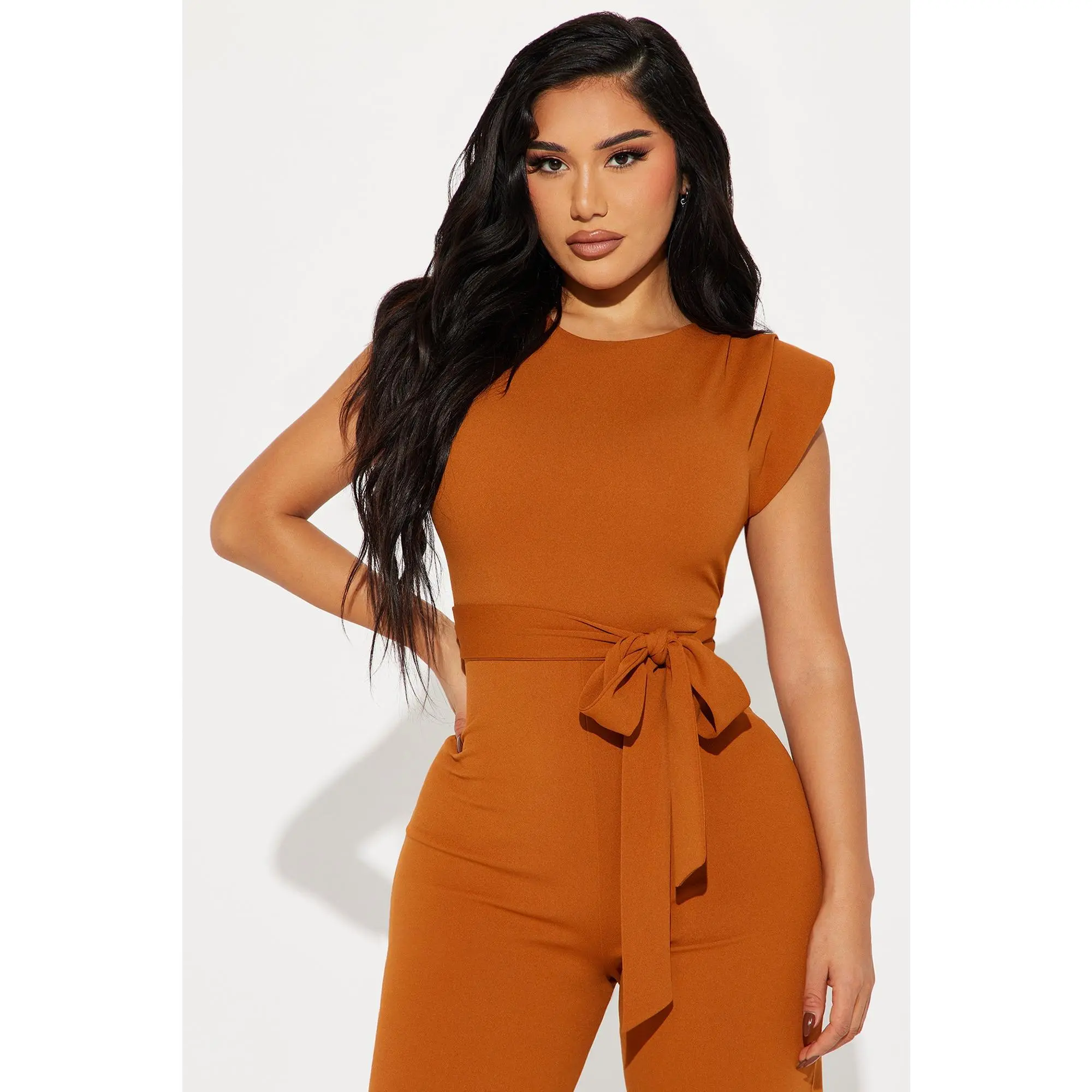 On Point Jumpsuit - Copper