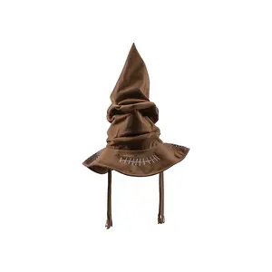 Sorting Hat 2025, Brown Wizard Costume Hat Accessory for Halloween and Cosplay