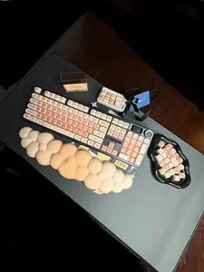 Foundation Beige Theme Wireless Keyboard Full Set