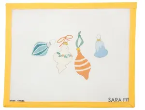 Christmas Ornaments Needlepoint Canvas