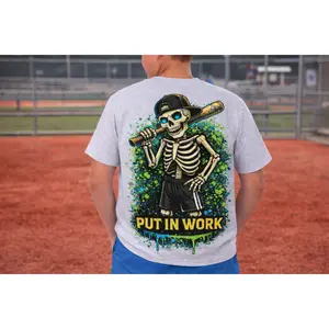 Put In Work Skeleton Tee