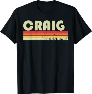 CRAIG Gift Name Personalized Funny Retro Vintage Birthday T-Shirt - Karenlyn Shop 52B08MW3FFTP