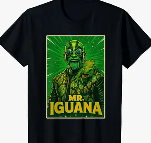Mr Iguana Lover Funny T-Shirt C49