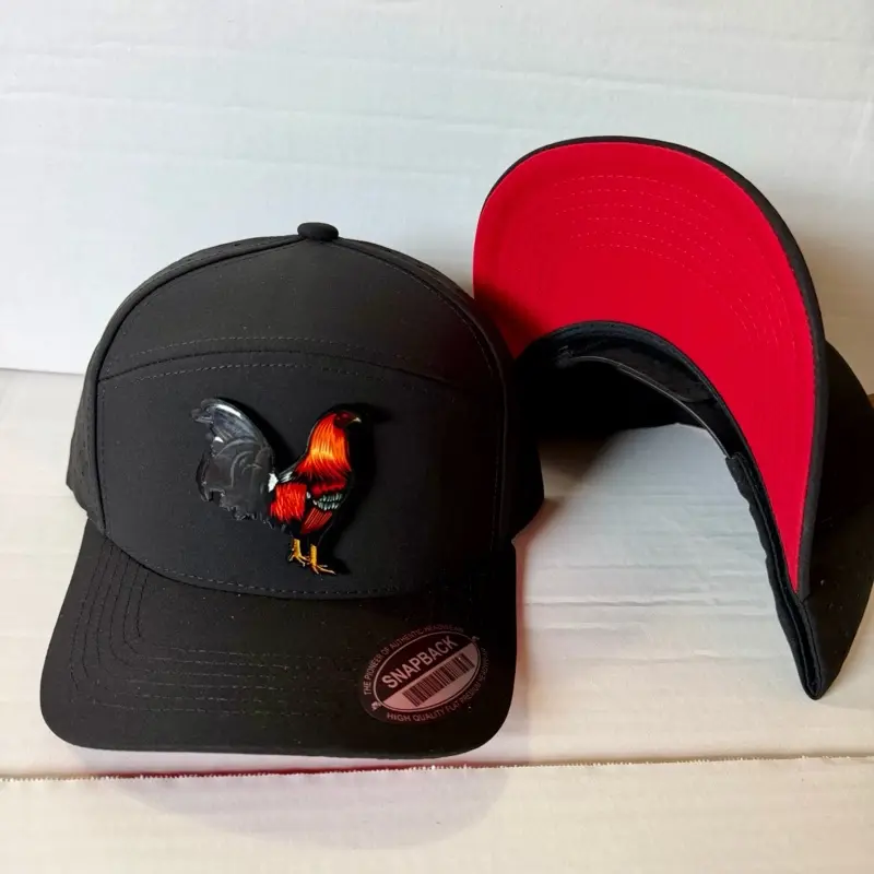Rooster theme cap for men/ cachucha con diseño de gallo