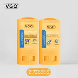 VGO Sunscreen Stick Broad Spectrum SPF 50+ Moisturizing Ceramide Portable Tinted Moisturizer with SPF 50 Eye Mask for All Skin Types 2 Pieces korean sunscreen sunscreen black women Hydrating Uv Hydrate Moisture tinted sunscreen sunscreen for black women