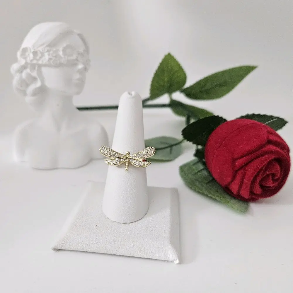 Valdiviajewery #1955 Dragonfly Ring 14k Gold Laminated High Quality