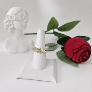 Valdiviajewery #1955 Dragonfly Ring 14k Gold Laminated High Quality