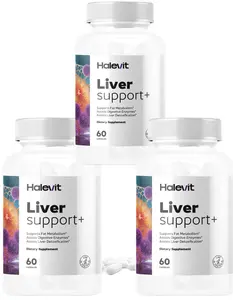 Halevit Liver Supplement with Zinc, Choline, Milk Thistle, Beetroot,Artichoke Extract, Dandelion Liver Detox and Cleanse Made in USA Healthcare Edible