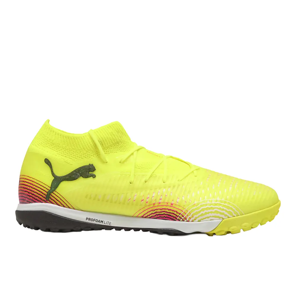 PUMA Mens Future 8 Pro Cage Turf Soccer Cleats  - Yellow