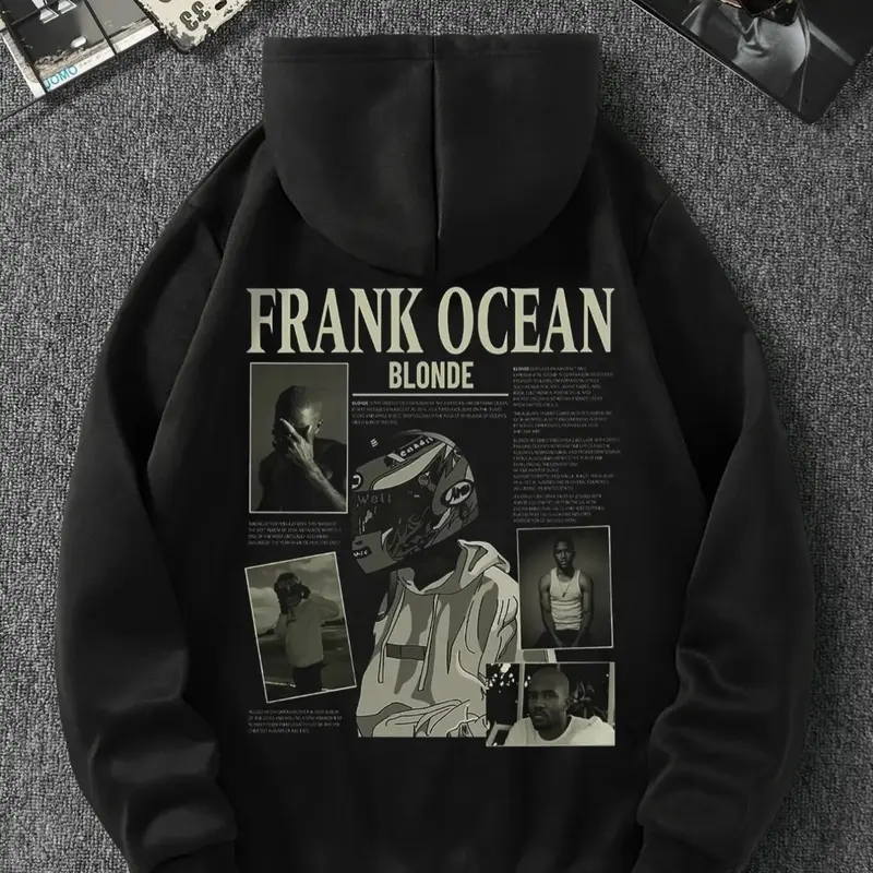 Men's Letter Print Drop Shoulder Hoodie, Fashion Casual Regular Fit Drawstring Pocket Hooded Sweatshirt for Daily Holiday Outdoor Wear, Men Clothes for Fall & Winter