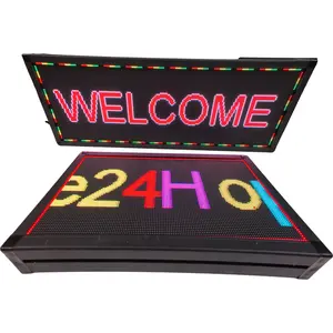 LED display phone advertising, editable pickup sign, portable street display screen