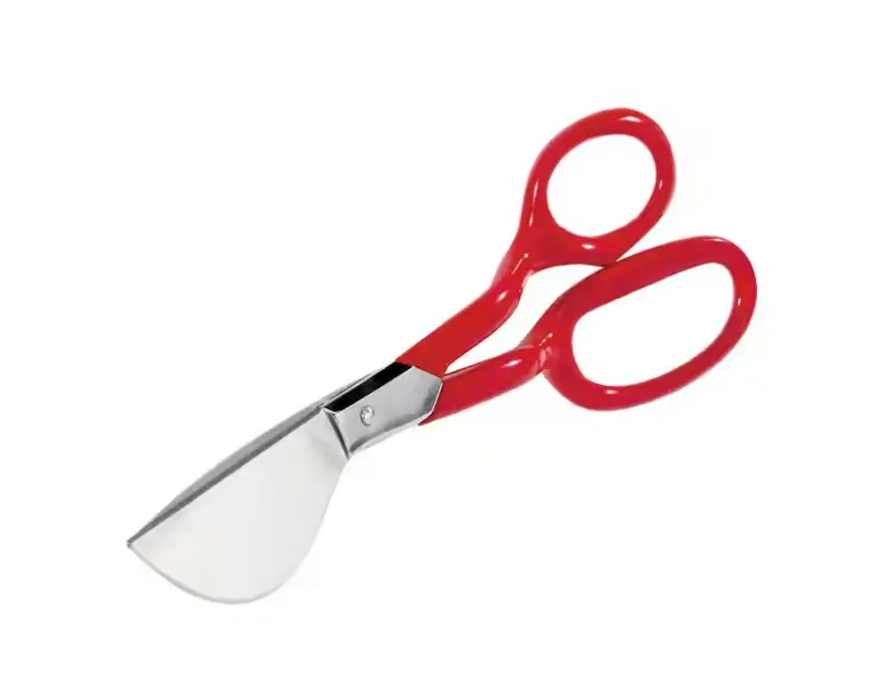 ROBERTS 7 in. Duckbill Carpet Napping Shears - High Carbon Steel Blades, Cushioned Handles, Offset Handle, Model 10-586-3