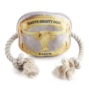 Haute Diggity Dog Western Belt Buckle Designer Dog Toys