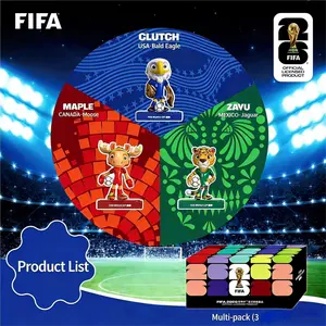 Official Licensed 2026 FIFA World Cup Mascot 3D Figure Set - USA, Canada & Mexico Soccer Collectibles | Premium Fan Souveni.Limited Edition 2026 World Cup Mascot Figurine - North America Soccer Fan Gift | USA Canada Mexico Collectible Toy Set