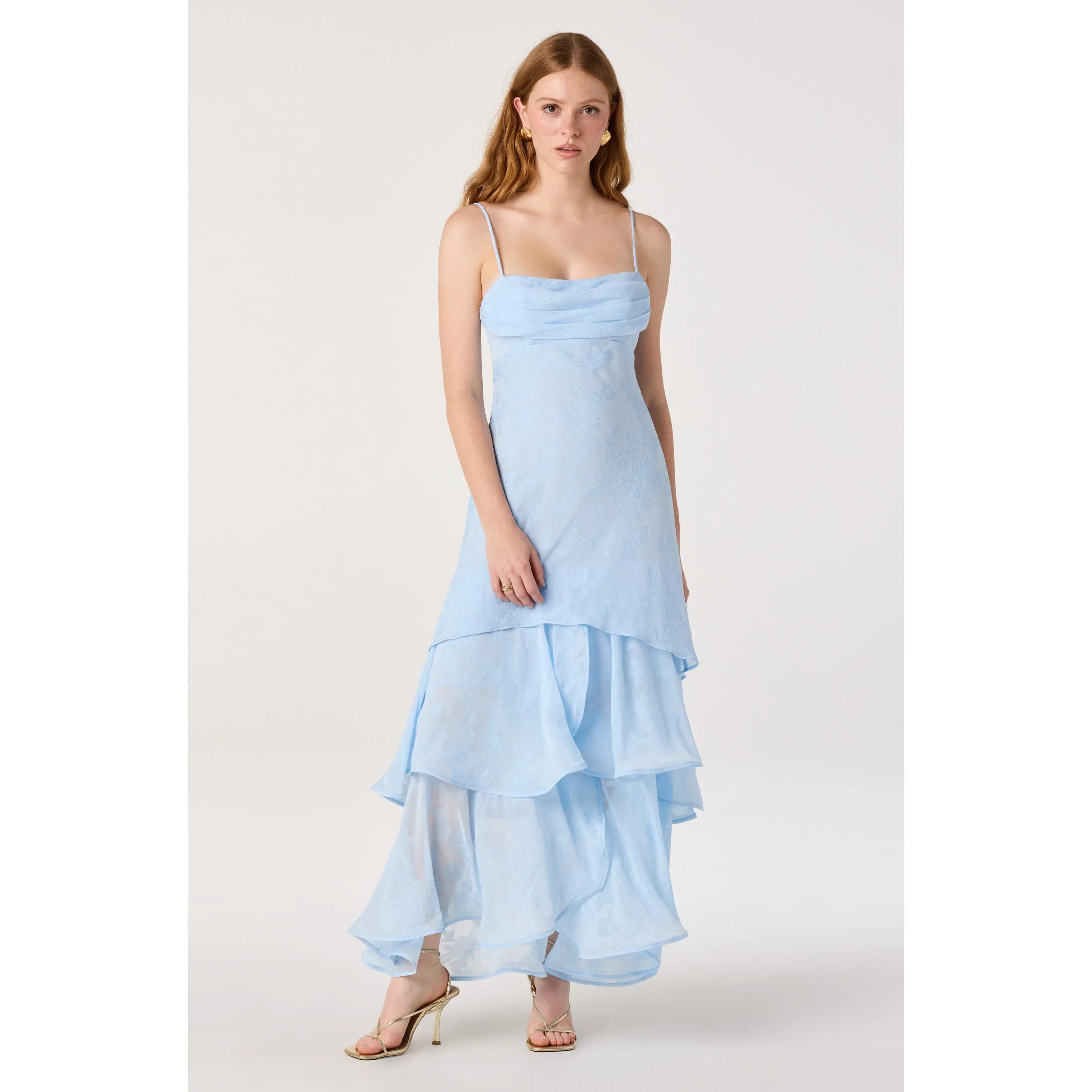 Allison Tiered Ruffle Maxi Dress