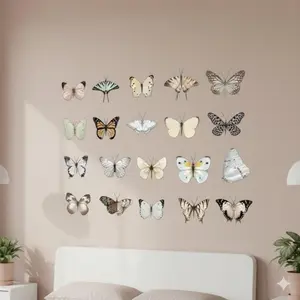 Butterfly Garden Stickers: Aesthetic Journal Decals, Waterproof & Removable. Versatile DIy for Laptop, Phone Case, Cup & Home Decor. Cute, Durable & Oil-Resistant.