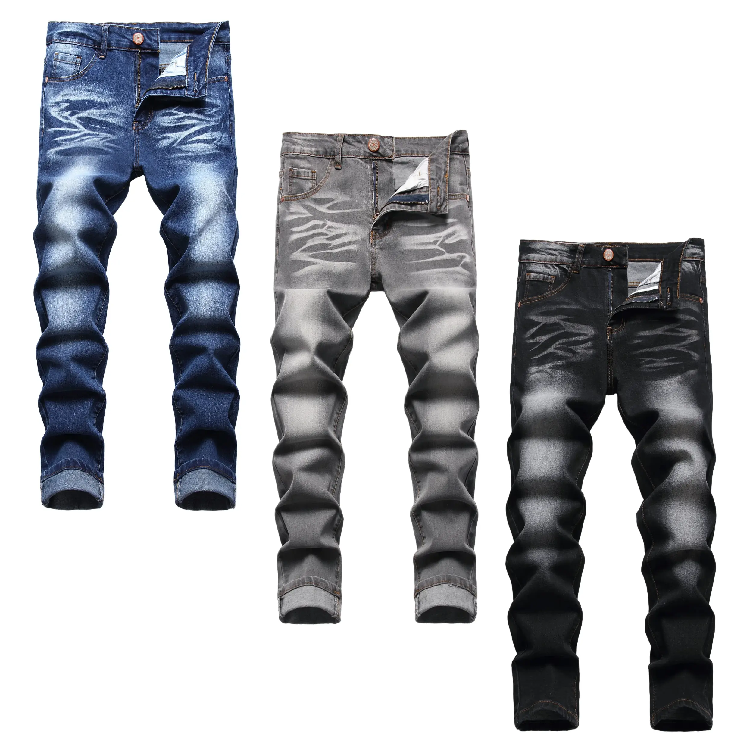 (3 Pack)Black-Grey-Dark Blue