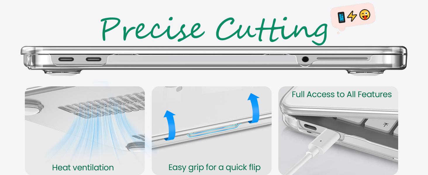 Fintie Snap-On Case for MacBook Neo 2026 (Model A3404), Ultra-Slim Clear Cover for MacBook Neo (A18 Pro Chip), MacBook Neo Protection