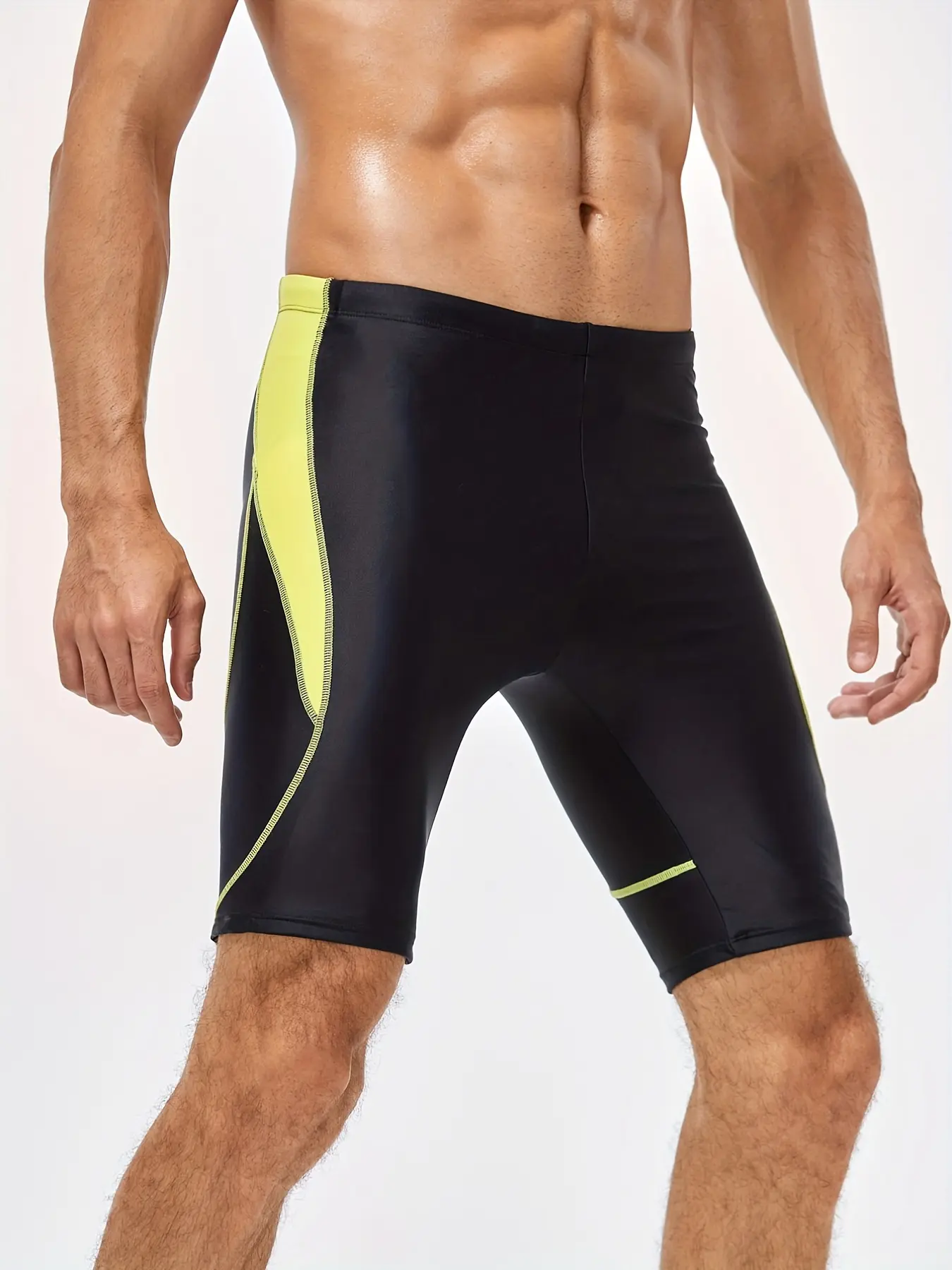 Men's Quick-Dry Compression Swimsuit Swimming Trunks - Enhances Performance and Comfort in Competitive Swimming