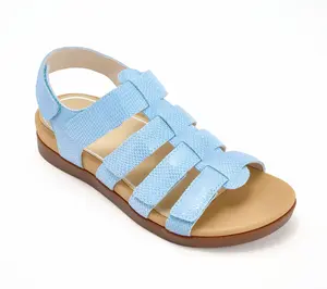 Revitalign Orthotic Leather Gladiator Sandals -Violet