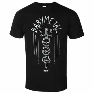 Men's T-Shirt Babymetal Skull Sword - Bold Metal Band Tee - ROCK OFF Apparel