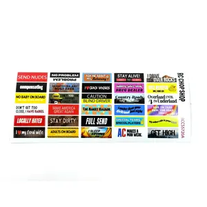 1/10 Scale Funny RC Bumper Stickers for RC Crawlers, Trucks, and Drift Cars (#1)