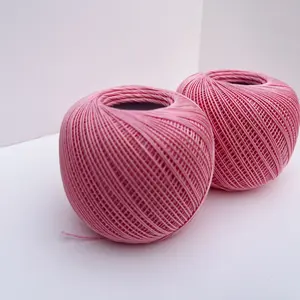 6# Lace Yarn for Handmade Crafts, Medium Fine Crochet Thread, DIY Supplies, Perfect for Knitting and Weaving Projects