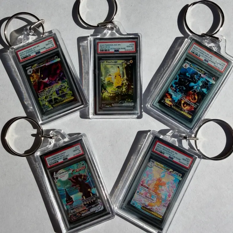 PSA-Style Pokemon Mini Slab Keychains -New Styles Coming Soon!! PSA-Style Pokemon Mini Slab Keychains -New Styles Coming Soon!!