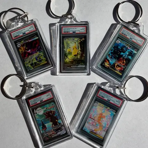PSA-Style Pokemon Mini Slab Keychains -New Styles Coming Soon!!