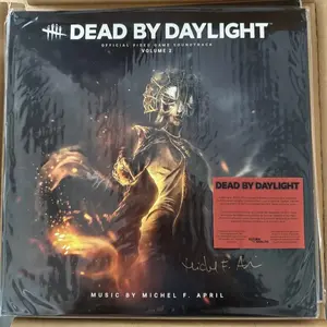 Dead By Daylight Volume 2 Soundtrack Clear BLOOD SPLATTER Signed Vinyl