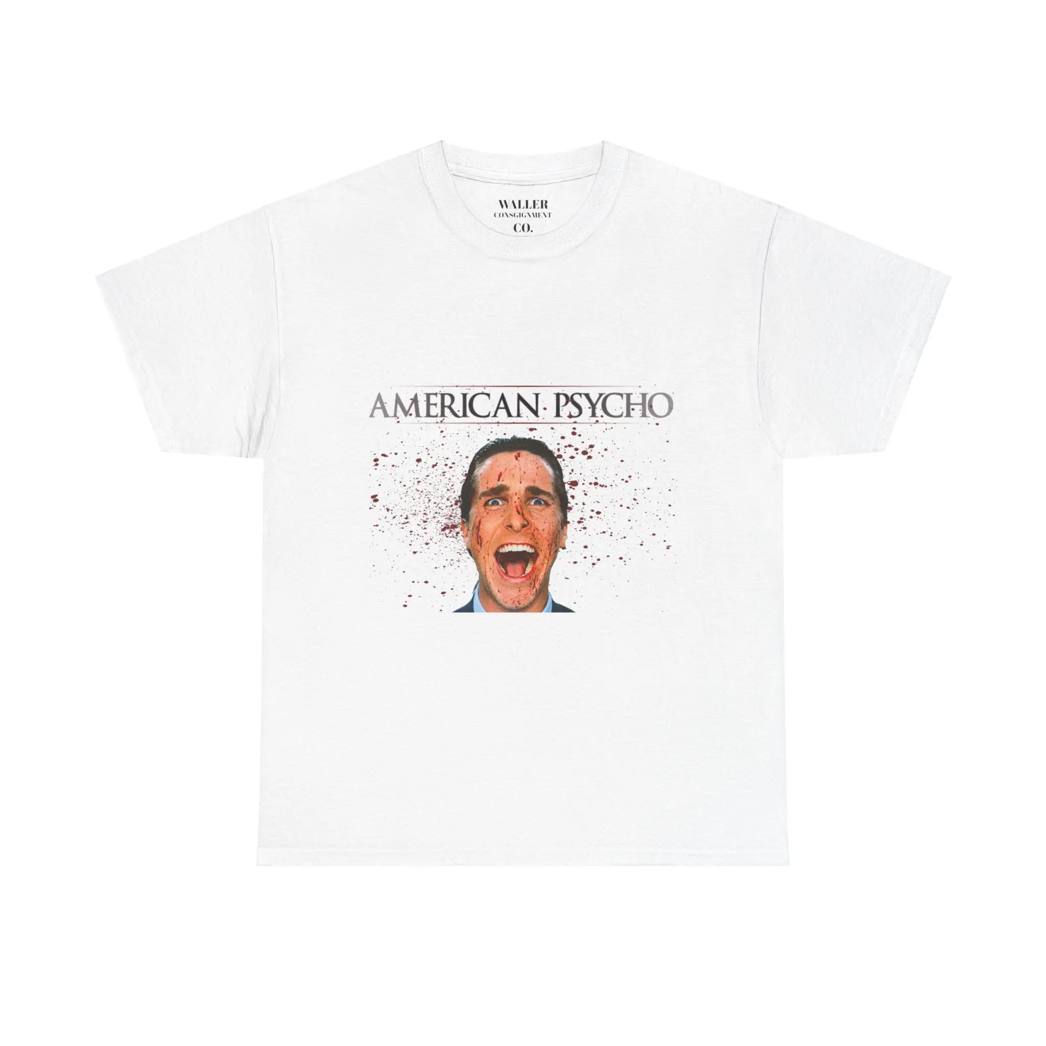 American Psycho Tshirt, Unisex Tee Shirt, Movie Fan Apparel, Classic Film Lover Gift, Pop Culture Clothing, Retro Graphic Tee