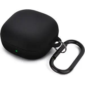 Silicone Case Compatible for Samsung Galaxy Buds 2 Pro/Galaxy Buds2/ Galaxy Buds Pro 2/ Galaxy Buds Live/Galaxy Buds FE Case (Black)