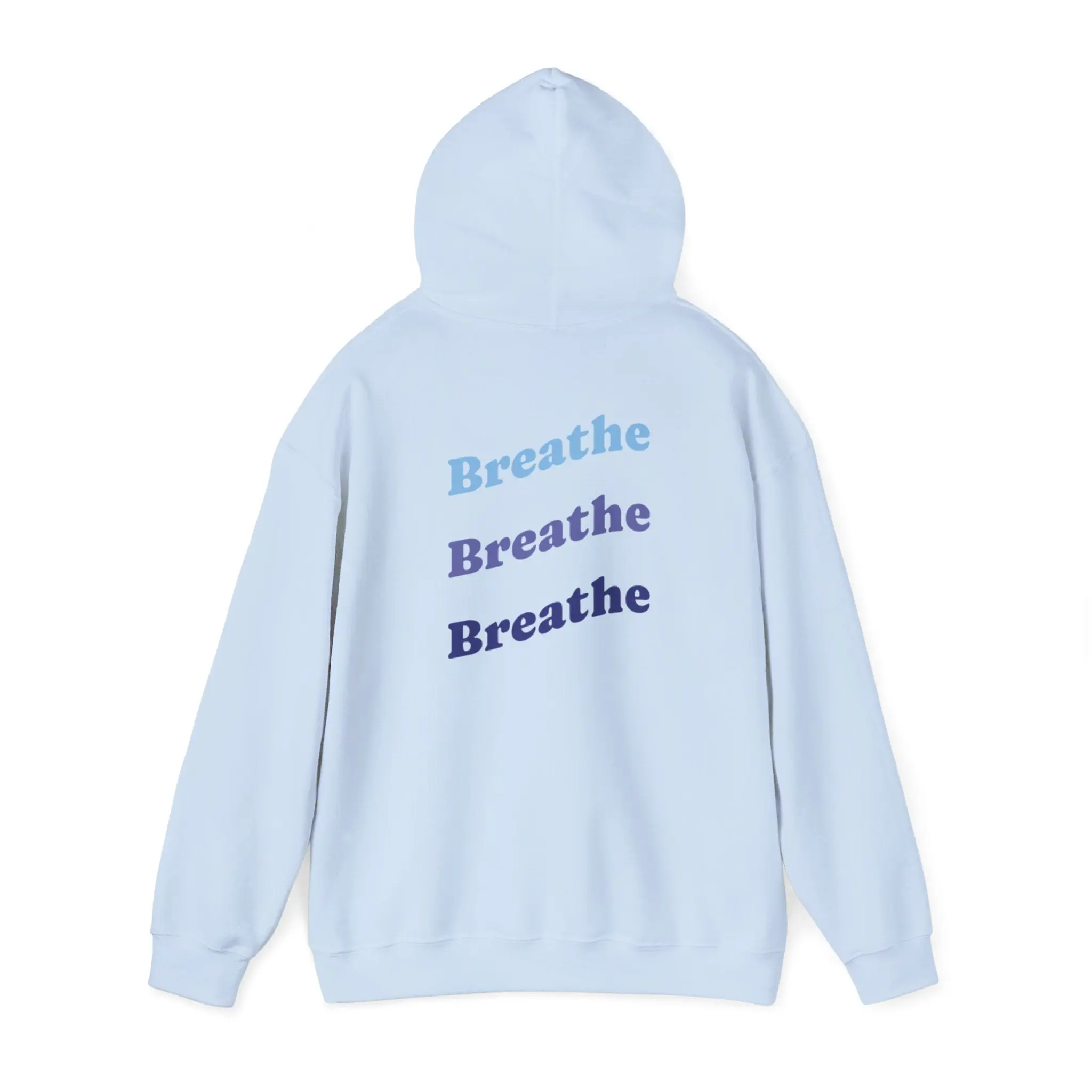 Breathe Hoodie — Calm Energy, Long Sleeve, Casual Minimalist, Autumn, Medium Length, Relaxed Unisex Fit, Soft Cozy, Limited Edition