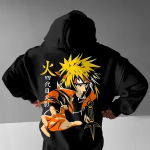 Minato Unisex FallFreshness outfits men streetwear 80s 90s graphic tees cotton Anime funny 300G Hoodies men gifts