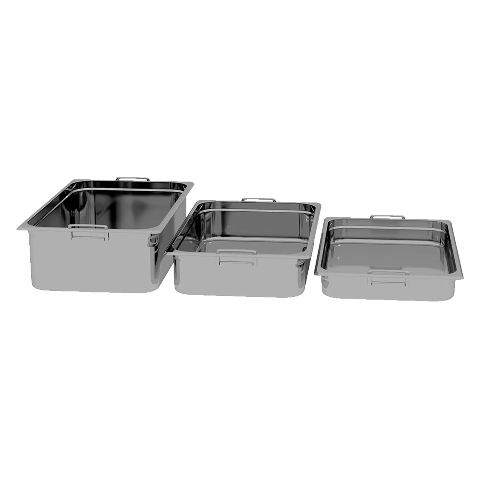 🍽️ 6-Pack Full-Size Hotel Pans with Lids & Handles – 4" Deep, NSF-Certified, Stackable & Buffet-Ready! Link in bio!