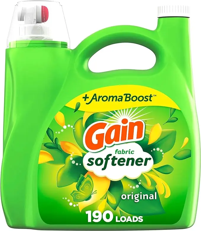 Fabric Softener, Original Scent, 140 fl oz, 190 Loads, HE Compatible, Packaging may vary Fragrance Household Scented Perfume