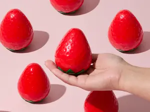 Strawberry Hand Cream 1.05 oz - Creamy, Refreshing Formula with Shea Butter & Strawberry Extract for Gentle Skin Care and Hydration Smooth Soothing