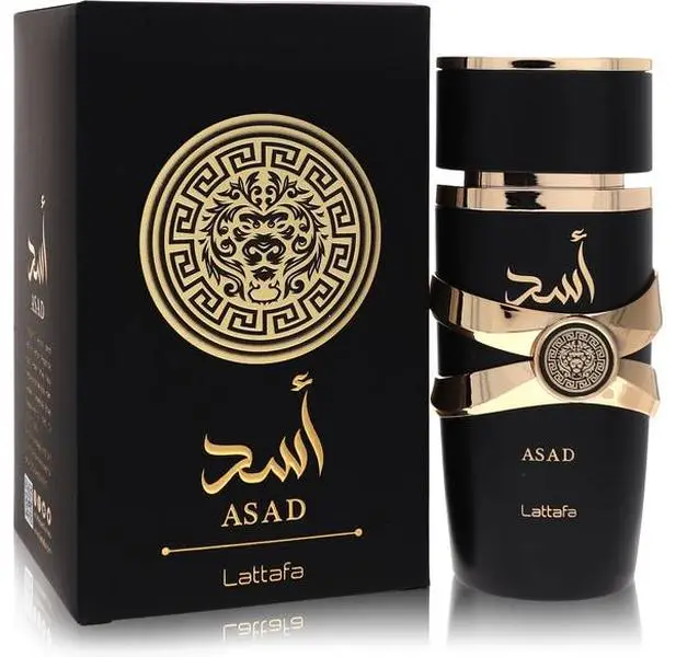 Lattafa Asad by Lattafa - Woody Amber Scent Luxurious Long Lasting Fragrance Tropical Woody Men's Perfume 2021 Launch Regular Edition