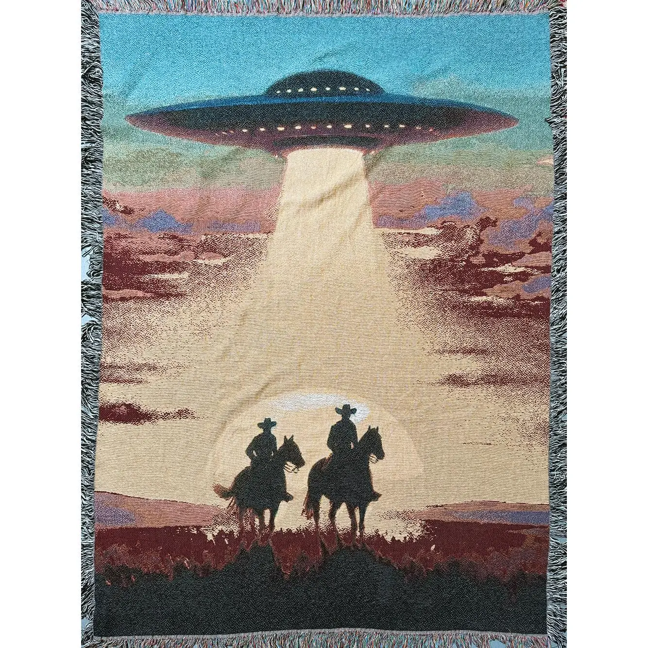 UFO Sunset Blanket