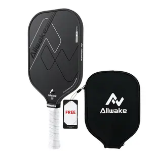16mm Pickleball Paddles Professional, T700 Raw Carbon Fiber Surface Pickle Paddle(CFS), Polypropylene Lightweight Honeycomb Core, Cushion Comfort Grip,Fully Encased Carbon Fiber w/Larger Sweet Spot