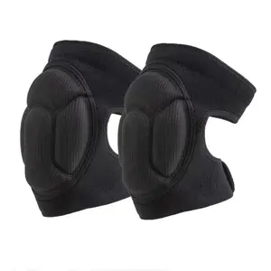 Knee pads for women and men; dance knee pads; volleyball knee pads for women and men; wrestling knee pads; wrestling gear; crash pad; snowboarding gear; knee protector; soft knee pads for work (large, black).