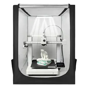 VEVOR 3D Printer Enclosure, Summervibes, Dustproof Waterproof Large Oxford Cloth 3D Printer Tent, Constant Temperature Protective Case with LED Lighting, Compatible with Creality/ELEGOO/Anycubic Popular Models
